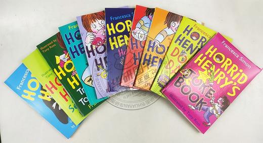 淘气包亨利10册套装 英文原版 Horrid Henry's Cheeky Collection 儿童小说章节书 商品图1