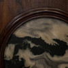 清 红木镶云石天圆地方挂屏（一对） 商品缩略图2