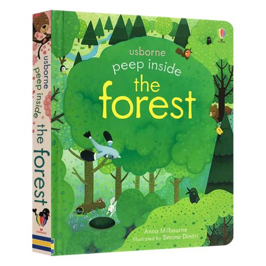 偷偷看里面系列 森林 英文原版绘本 Usborne Peep Inside The Forest 英文版儿童英语启蒙读物 洞洞纸板书翻翻书 进口书籍 商品图3