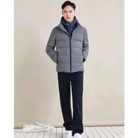 南4雅戈尔立领短款羽绒服