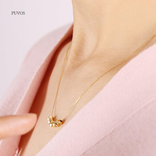 预售|PUVOS普沃斯 新年转运珠小众设计感小金珠项链 .潮快闪[福利品] 商品图3