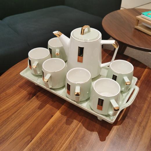 茶具套装家用客厅简约陶瓷干泡茶盘办公室轻奢礼 商品图0