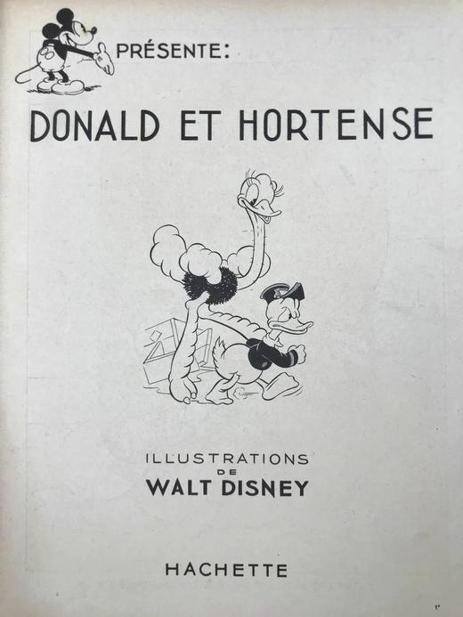 【法语】迪士尼插图本！1938年 唐老鸭的故事 数十幅插图 精装18开 商品图3