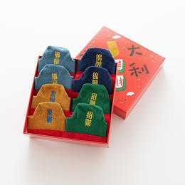 虎年发财袜本命年袜子礼盒男女新年中筒刺绣袜 商品图13