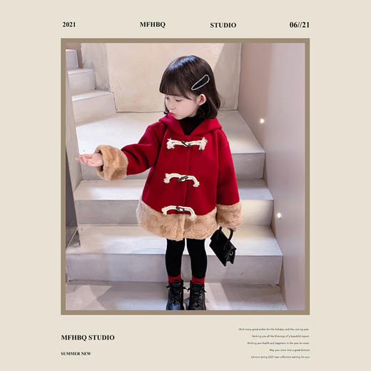 裁缝学苑TG112 女童装保暖毛呢外套大衣纸样儿童棉服打版裁剪图纸 商品图1