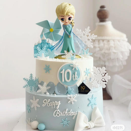 冰雪奇缘主题蛋糕 商品图4