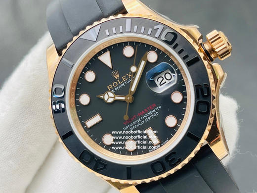 AR劳力士YM游艇YACHT-MASTER＂116655＂(游艇)系列，搭载订制版3135机芯.AR版的胶带做出了与正品一致的内含钢片的技术与质感.能与正品通用互换 商品图12