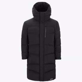 南4雅戈尔黑色长羽绒服