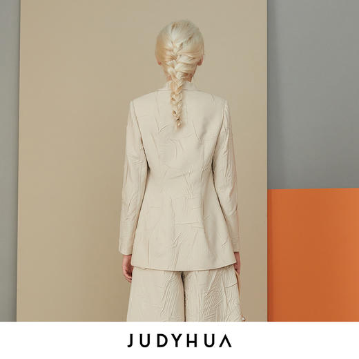 JUDYHUA 皱褶肌理西装 商品图2