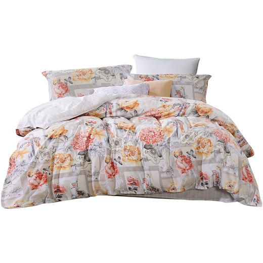 富安娜 纯棉四件套-宸汐岁月 商品图0