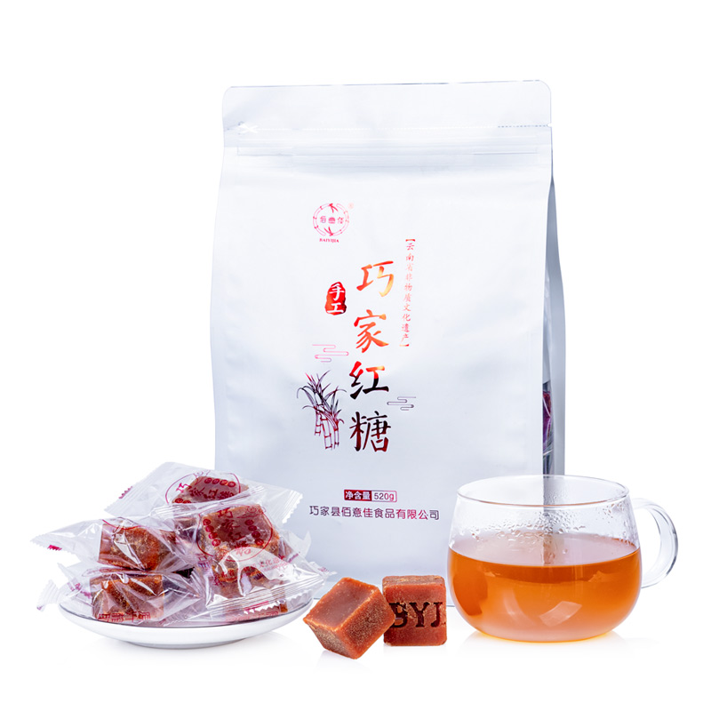 【团购】云南省非物质文化遗产 巧家有机红糖 （独立装）520g/袋*2袋