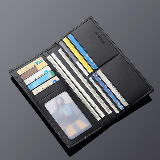 【服饰鞋包】英皇保罗长款男士牛皮钱包 商品图1