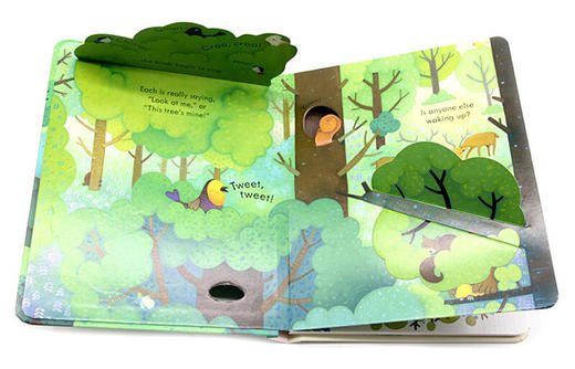 偷偷看里面系列 森林 英文原版绘本 Usborne Peep Inside The Forest 英文版儿童英语启蒙读物 洞洞纸板书翻翻书 进口书籍 商品图1