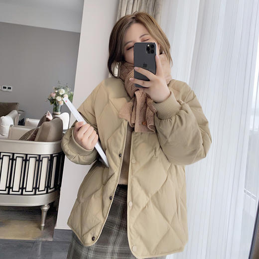 裁缝学苑AG235 新款2021轻薄羽绒服纸样女款短款外套服装裁剪打版 商品图1