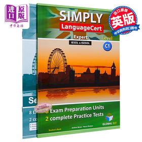 朗思国际通用英语测试 SIMPLY LanguageCert CEFR C1 Preparation Practice Tests ELT国际语言认证考试自学套装