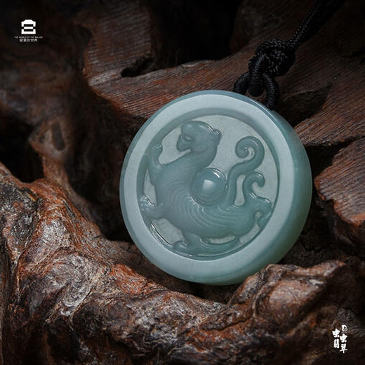 宫里的世界 萌虎护佑圆牌翡翠吊坠 老虎吊坠 商品图4
