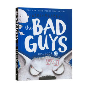 我是大坏蛋9 英文原版 The Bad Guys Episode 9 The Big Bad Wolf 儿童漫画小说故事章节书 Aaron Blabey