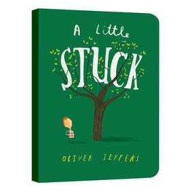 奥利弗杰弗斯 卡住了 英文原版 A Little Stuck Oliver Jeffers 英文版幼儿英语启蒙绘本 亲子互动纸板书 进口原版书籍