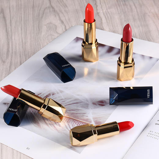【泰国】YESUS滋润口红持久不易脱色豆沙色番茄红唇膏唇彩 八色可选 商品图2
