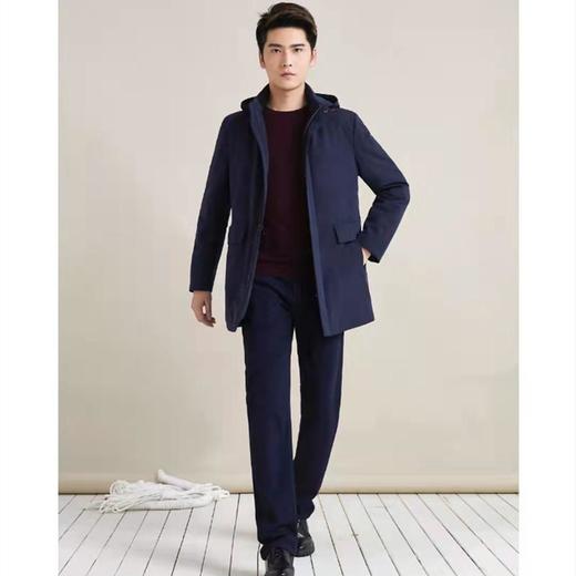 南4雅戈尔立领带帽尼克服 商品图0