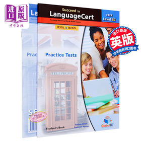 朗思国际通用英语测试 Succeed in LanguageCert CEFR B2 Practice Tests GLOBAL ELT国际语言认证考试自学套装B2