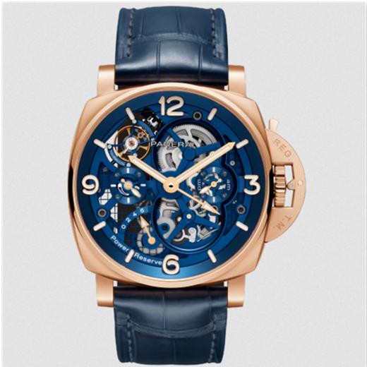 沛纳海 Luminor庐米诺 Tourbillon GMT Goldtech™腕表 - 47毫米 PAM01060 商品图1
