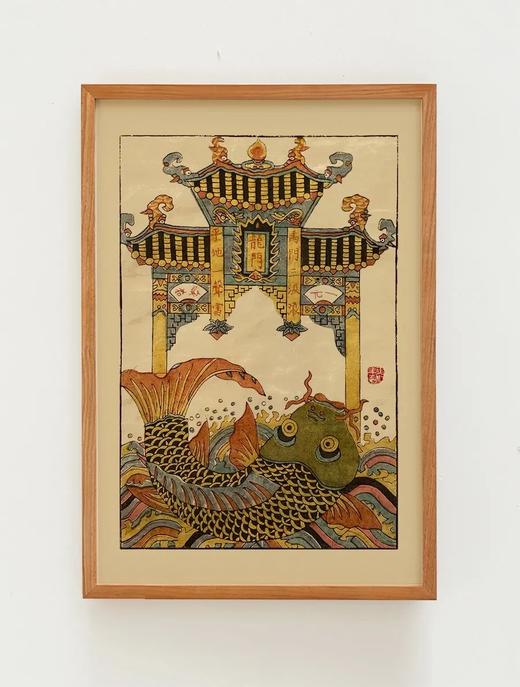 伽罗 JALO 年画-鲤鱼跳龙门-N051 商品图0