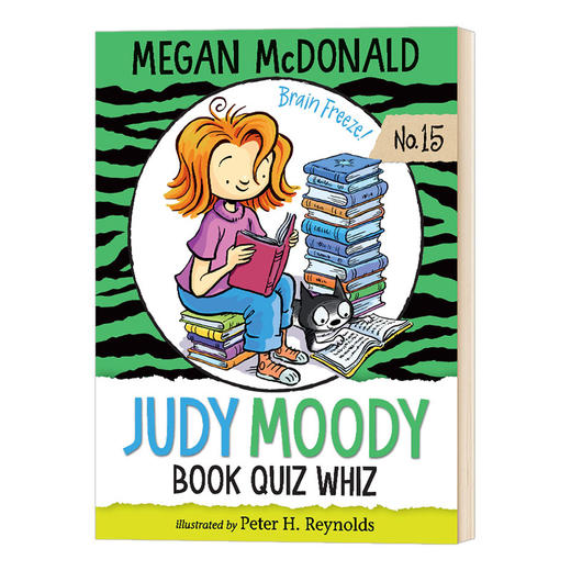 稀奇古怪小朱迪15 英文原版 Judy Moody Book Quiz Whiz 儿童桥梁章节书 课外阅读书籍 Megan McDonald 商品图0