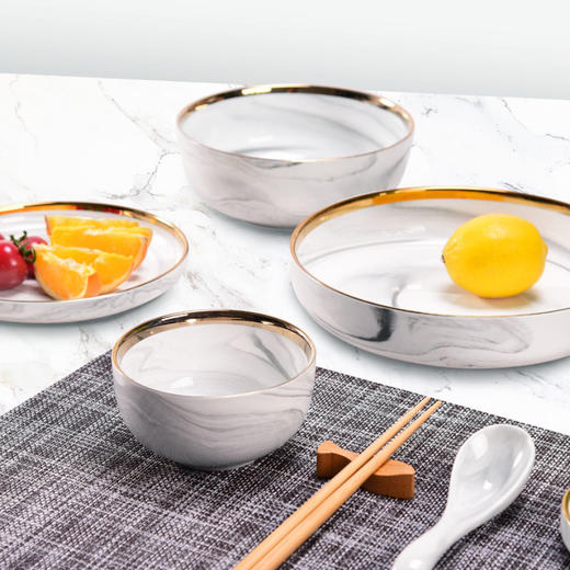 欧式轻奢金边餐具套装LC-LC-CJL07 商品图0