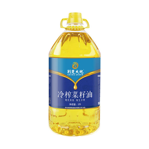 荆楚大地冷榨菜籽油5L/桶 商品图0