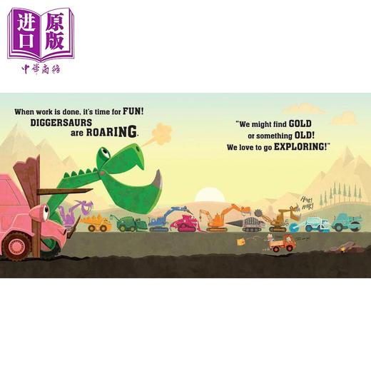 【中商原版】Diggersaurs Explore 忙碌的恐龙工程车 开发任务 英文原版 进口图书 儿童故事绘本图画书 3-5岁 Penguin企鹅出版 商品图4