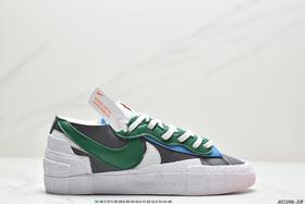 耐克SACAI x Nike Blazer Low重叠设计前卫开拓者低帮百搭板鞋DM7901男女鞋