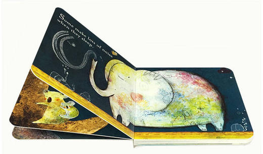 宝宝睡眠书 英文原版绘本 A Book of Sleep 韩国插画名家伊尔宋娜代表作 英文版幼儿英语启蒙纸板书 进口原版睡前读物书籍 商品图2
