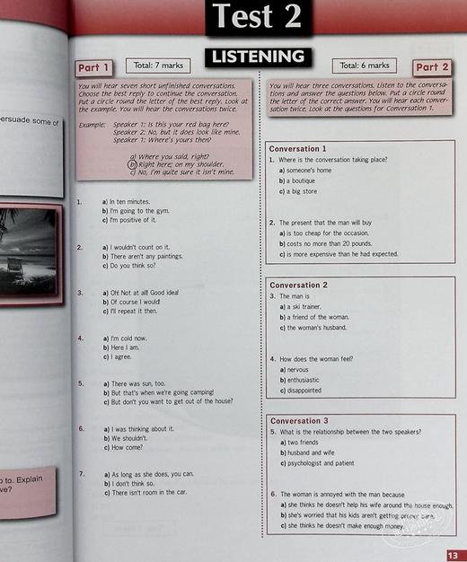 朗思国际通用英语测试 Succeed in LanguageCert CEFR B2 Practice Tests GLOBAL ELT国际语言认证考试自学套装B2 商品图6
