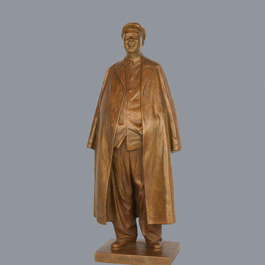 宇达青铜摆件 孙绍群作品《东方红1956》艺术装饰摆件  高59cm 商品图0