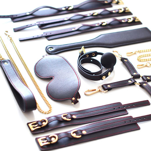 原创SM缝线套装K9调教道具 可自由组合 水性PU材质 商品图5