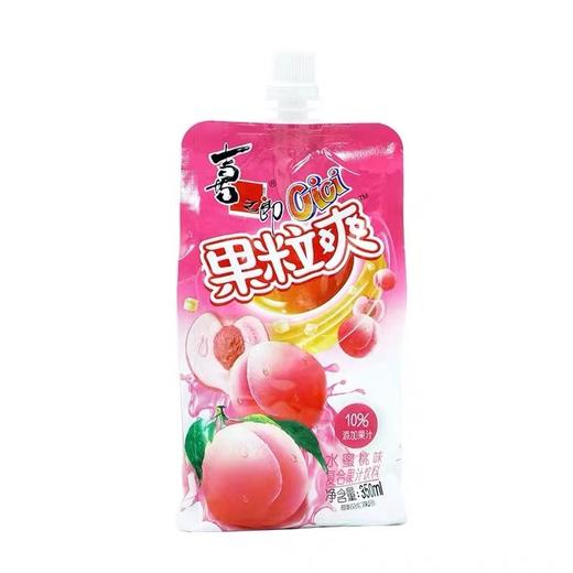 B207 喜之郎水蜜桃味果粒爽饮料 商品图0