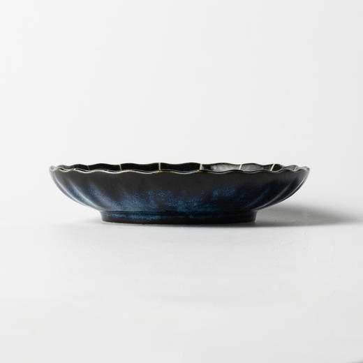 【文怡】日本原产舍米蓝十草餐盘餐碗菊型餐具 商品图5