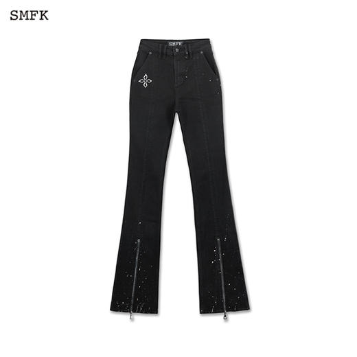 预售|SMFK Mermaid 人鱼春丽牛仔裤 午夜黑手绘 UP006GY .潮快闪[福利品] 商品图5