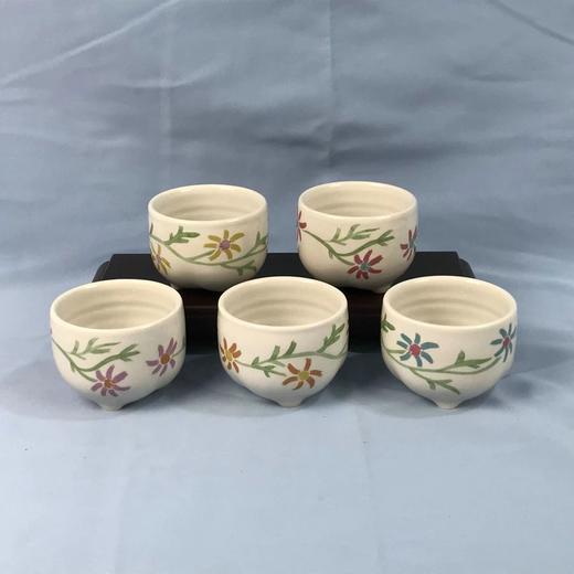 日本Nikko五色茶碗 5枚装 原盒保留 实物见视频 商品图0