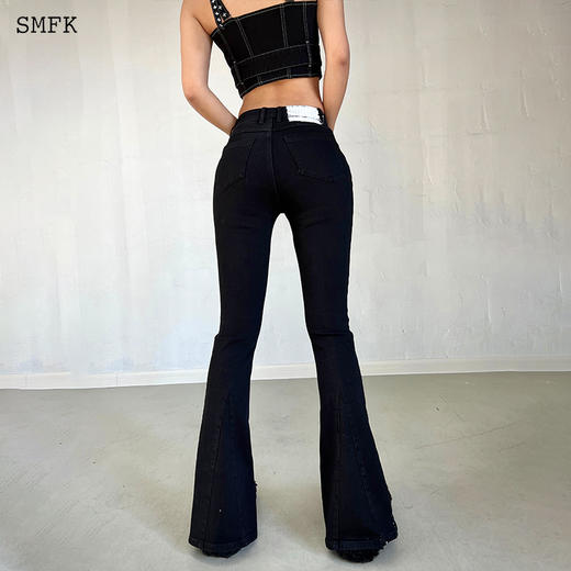 预售|SMFK Mermaid 人鱼春丽牛仔裤 午夜黑手绘 UP006GY .潮快闪[福利品] 商品图3