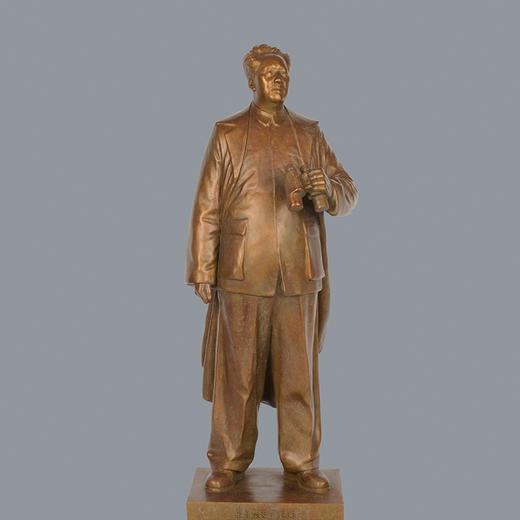 宇达青铜摆件 孙绍群作品《极目楚天1953》艺术装饰摆件  高59cm 商品图0