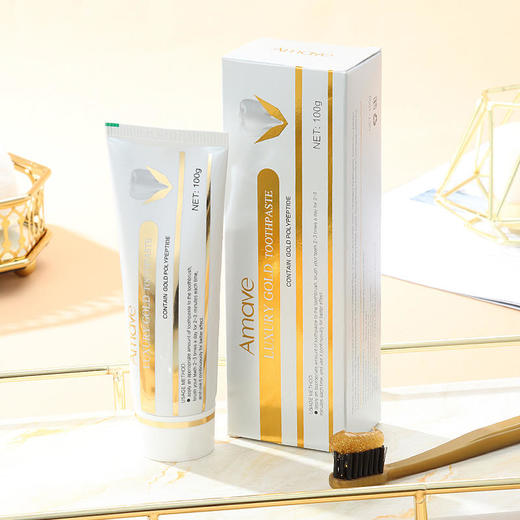 【买4送3】Amave奢金蛋壳膜牙膏呵护牙釉质固齿修护亮洁牙齿100g/支 商品图6