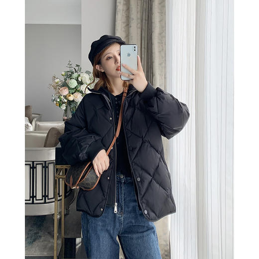 裁缝学苑AG235 新款2021轻薄羽绒服纸样女款短款外套服装裁剪打版 商品图3