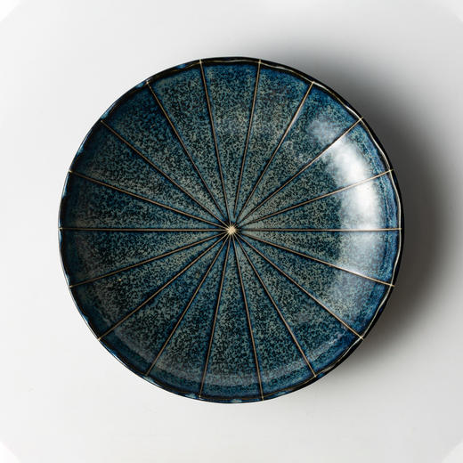 【文怡】日本原产舍米蓝十草餐盘餐碗菊型餐具 商品图8