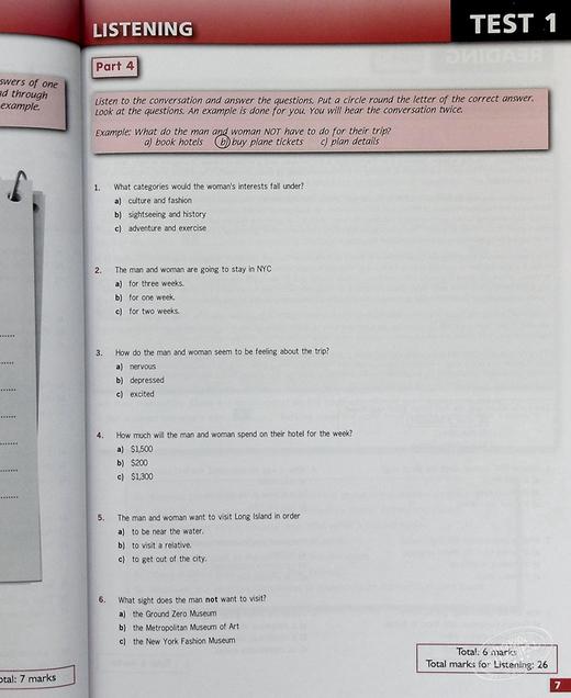 朗思国际通用英语测试 Succeed in LanguageCert CEFR B2 Practice Tests GLOBAL ELT国际语言认证考试自学套装B2 商品图4