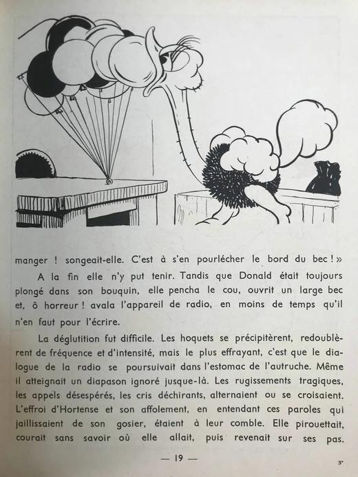【法语】迪士尼插图本！1938年 唐老鸭的故事 数十幅插图 精装18开 商品图12