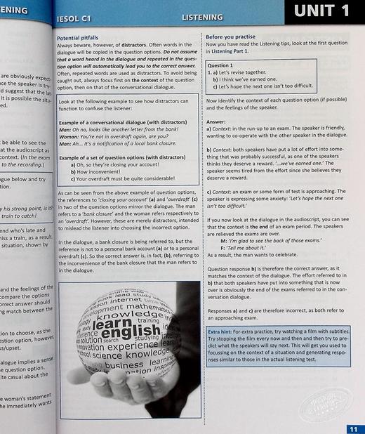 朗思国际通用英语测试 SIMPLY LanguageCert CEFR C1 Preparation Practice Tests ELT国际语言认证考试自学套装 商品图4