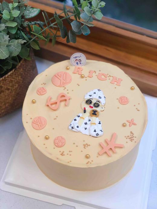 手绘富婆奶油蛋糕 下单前请仔细阅读商品详情 商品图1