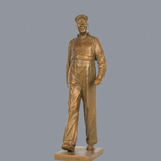 宇达青铜摆件 孙绍群作品《大跃进1958》艺术装饰摆件  高59cm 商品图0